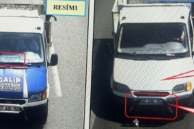 Aynı aracın üzerinde oynama yapıp, izini kaybettirmeye çalıştı