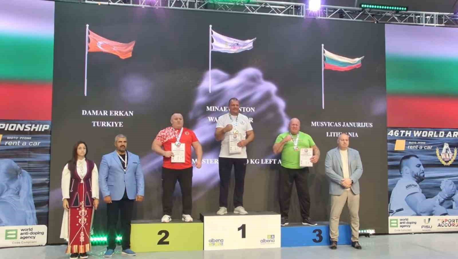 Bağcılar Belediyesi, Bilek Güreşi Dünya Şampiyonası’na damga vurdu