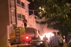 Babaeski’de otomobil yangını korkuttu
