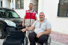 Çanakkale’de milli sporcunun çalınan tekerlekli sandalyesini emniyet ekipleri buldu