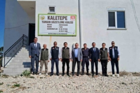 Kaymakam Öztürk Kaletepe yangın kulesini inceledi