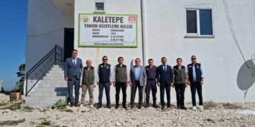 Kaymakam Öztürk Kaletepe yangın kulesini inceledi