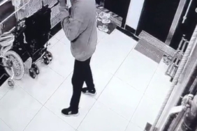 Ayakkabı hırsızlığı güvenlik kamerasında