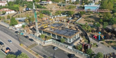 Çocuk Kütüphanesi ve Oyuncak Müzesi hızla yükseliyor