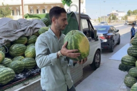 Arnavutköy’de hırsız tezgahtan 15 karpuz çaldı: O anlar kamerada