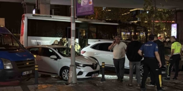 Şişli’de turistleri taşıyan tur otobüsü alev alev yandı