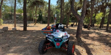 Ambulansın giremediği yollarda "sedyeli ATV" hizmet verecek