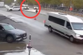 Yayaların ölümden döndüğü anlar kamerada