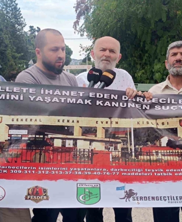 Adalet Platformu Başkanı Çevik: "Kenan Evren Kışlası’ndan darbeci ismi kaldırılsın, Osmanlı izlerine sahip çıkılsın"