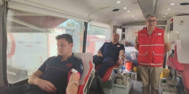 İtfaiye Haftasında, itfaiyecilerden kan bağışı duyarlılığı