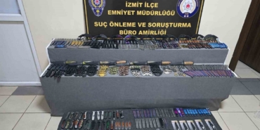 Kocaeli’de 405 adet ruhsatsız kesici alet ele geçirildi