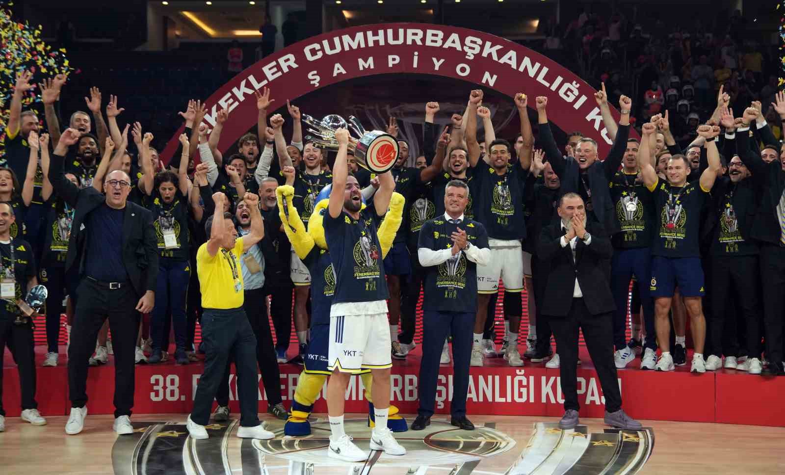 38. Erkekler Cumhurbaşkanlığı Kupası’nda ödüller verildi