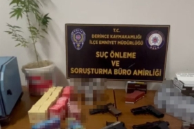 Kaçak tütüncüye operasyon: Silahlar ele geçirildi