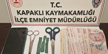 Kapaklı’da yakalanan zehir taciri tutuklandı