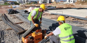 Kartepe Evleri projesinde inşaat çalışmaları sürüyor