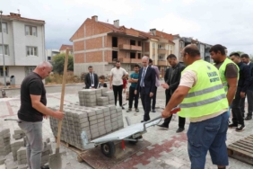 İnegöl’de 43 araçlık otopark yapımında sona gelindi