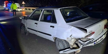 Bursa’da bariyere çarpan sürücü yaralandı