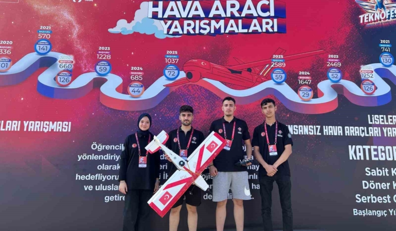 Bursa ekibi insansız hava yarışında 6.oldu