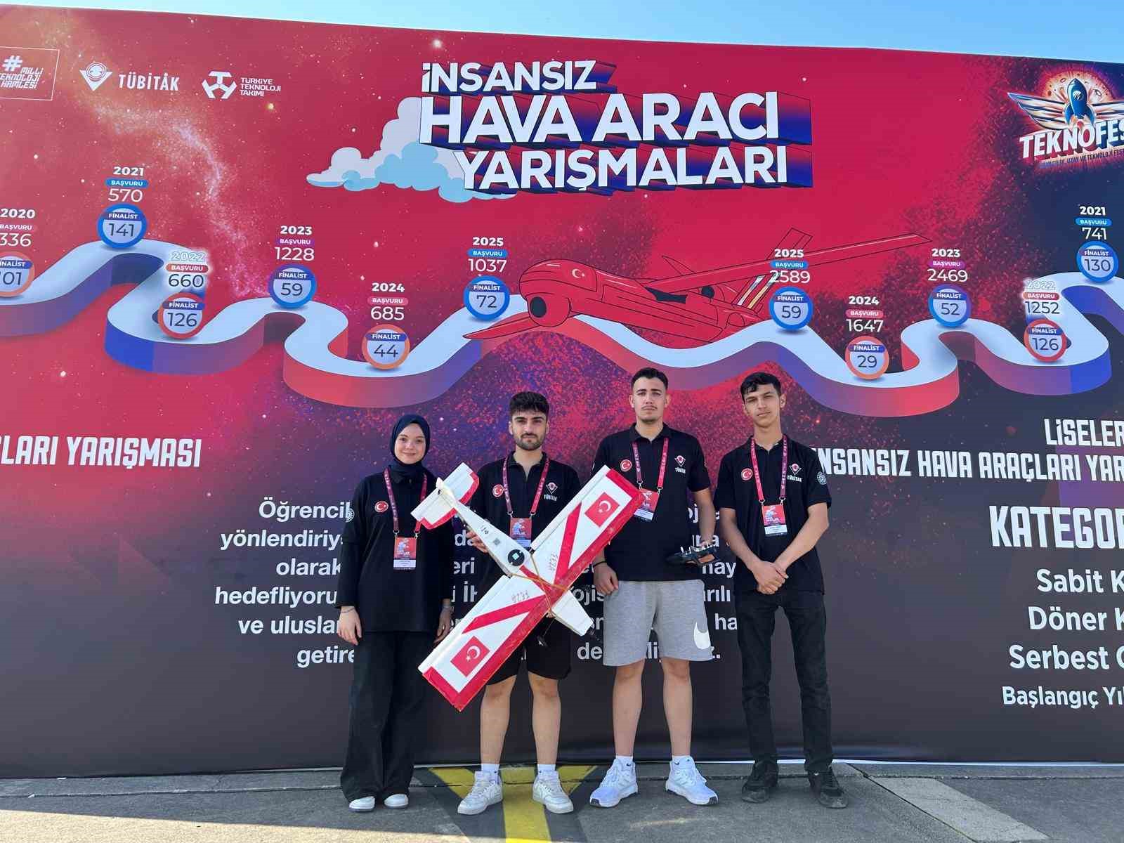Bursa ekibi insansız hava yarışında 6.oldu