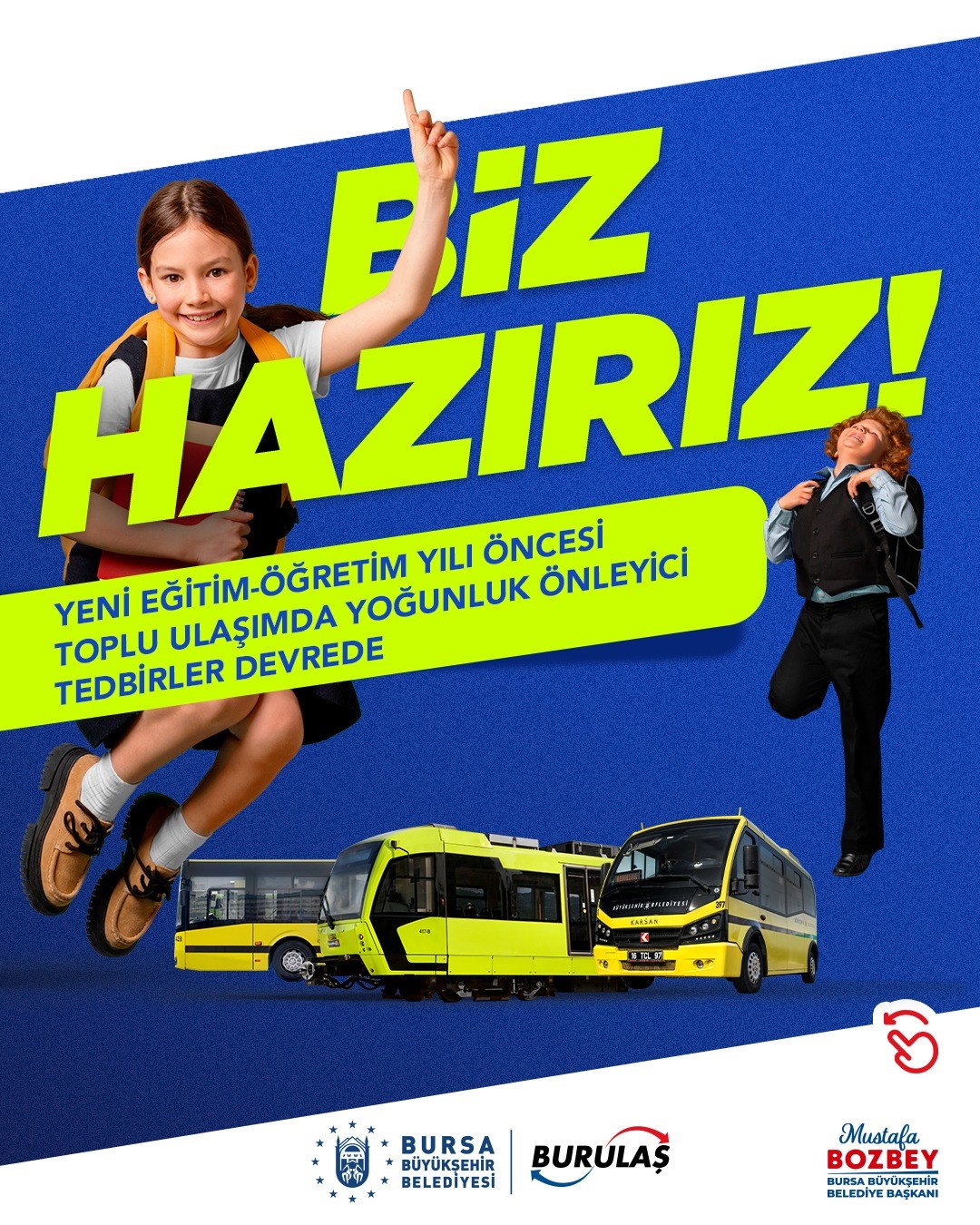 Bursa’da okul trafiği için tüm tedbirler alındı