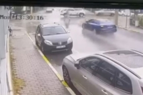 Polisin ’dur’ ihtarına uymayan sürücü önce yayalara, ardından araçlara çarptı