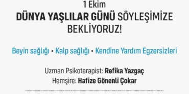 Ataşehir’de Dünya Yaşlılar Günü’nde "Sağlıklı Yaş Alma" söyleşisi