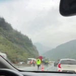 Yağış D-650’de kazayı beraberinde getirdi