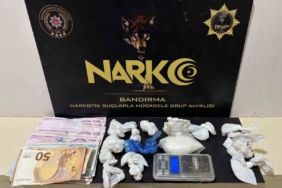 Bandırma’da düzenlenen narkotik operasyonunda zehir tacirlerine darbe