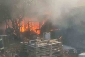 Bursa’da bağ evi alev alev yandı