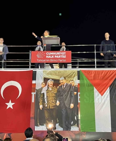 CHP’den Eyüpsultan’da Filistin’e destek mitingi