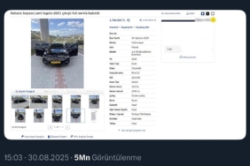Kilometresi düşürülerek ilana koyulan araca bakanlık müdahale etti
