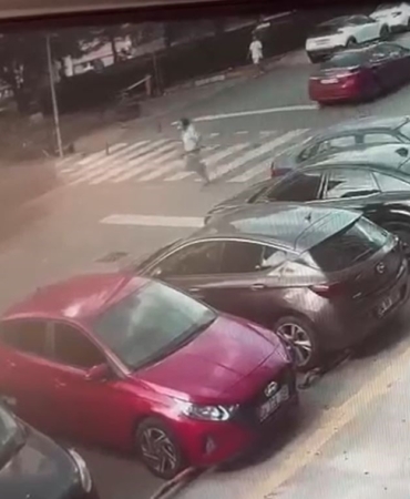 Pompalı pompalı tüfekle eşini vuran şahıs kamerada