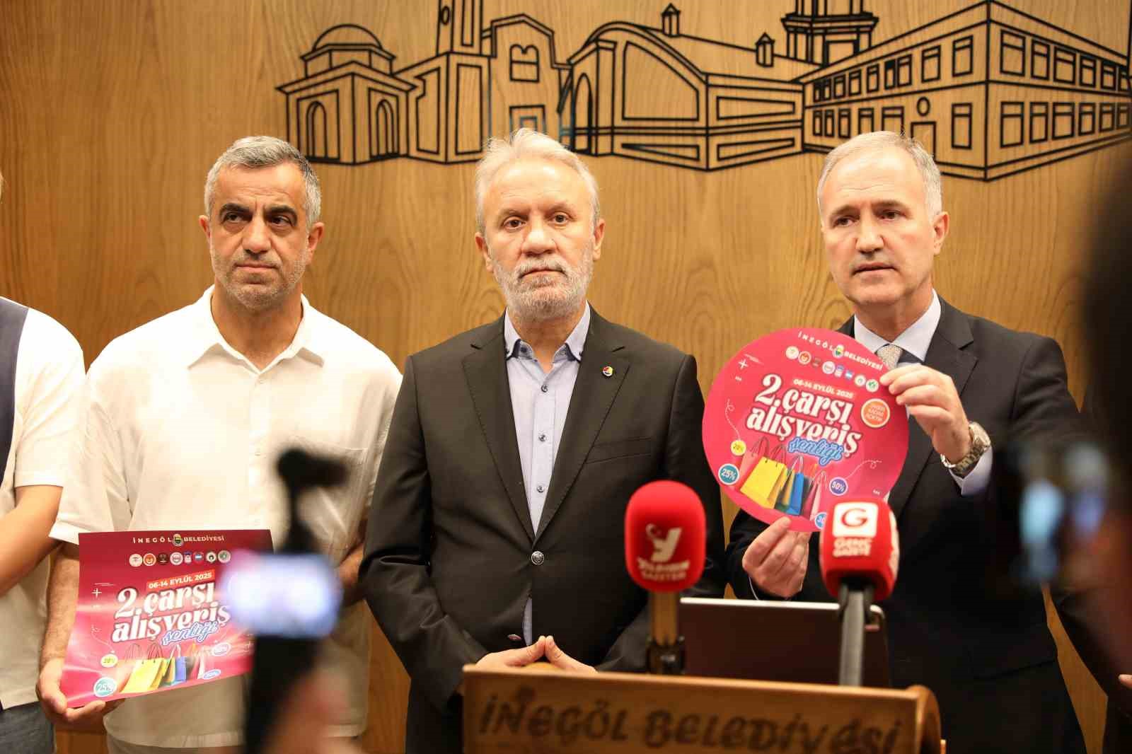 İnegöl’de 2. Çarşı Alışveriş Şenliği başlıyor