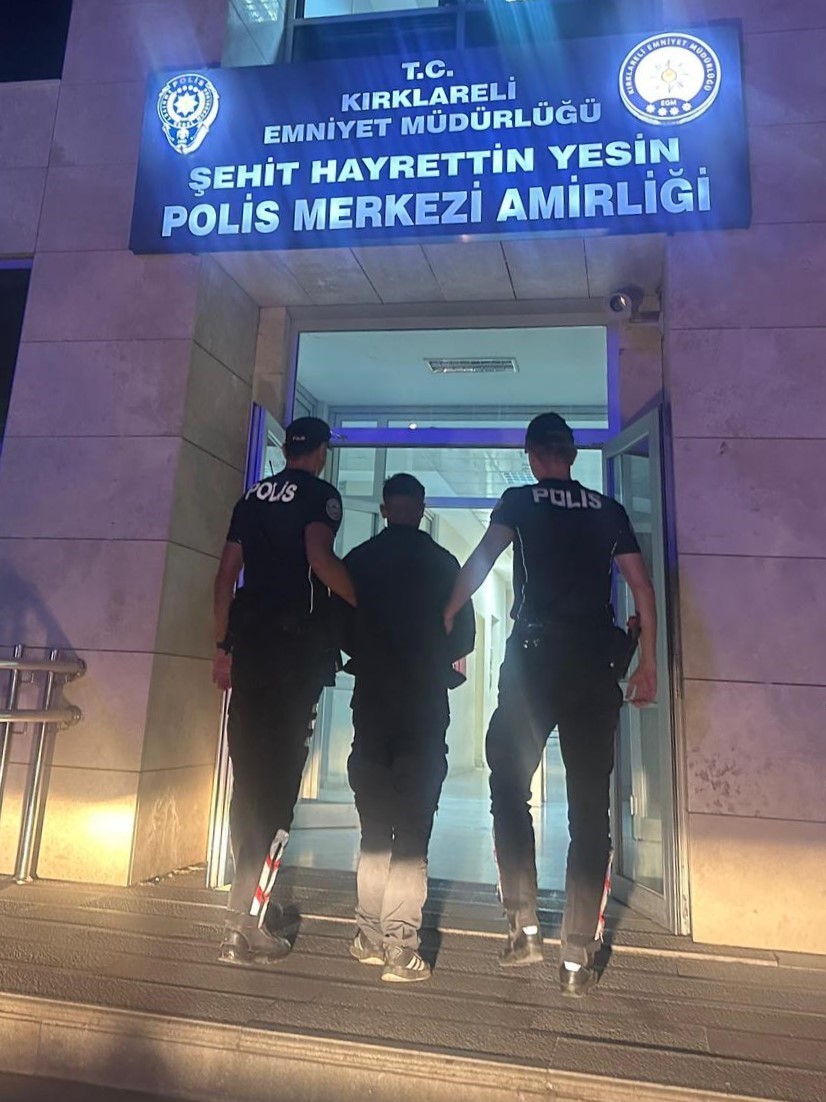 Kırklareli’nde 44 yıl hapis cezası olan bir hükümlü yakalandı