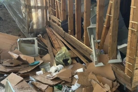 Uludağ’da ayılar barakalara girdi, ortalık darmadağın oldu