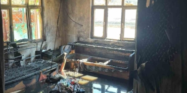 Sındırgı’da elektrik kontağından çıkan yangında ev küle döndü