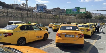 Taksicilerden ’korsana hayır’ konvoyu