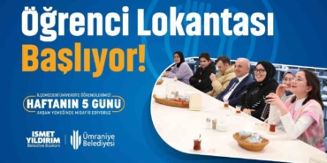Ümraniye’de ücretsiz öğrenci lokantası bu yıl da hizmette