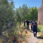 Bursa’da tarihi surların dibinde erkek cesedi bulundu