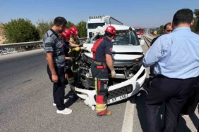 Balıkesir’de çift taraflı trafik kazası; 1 yaralı