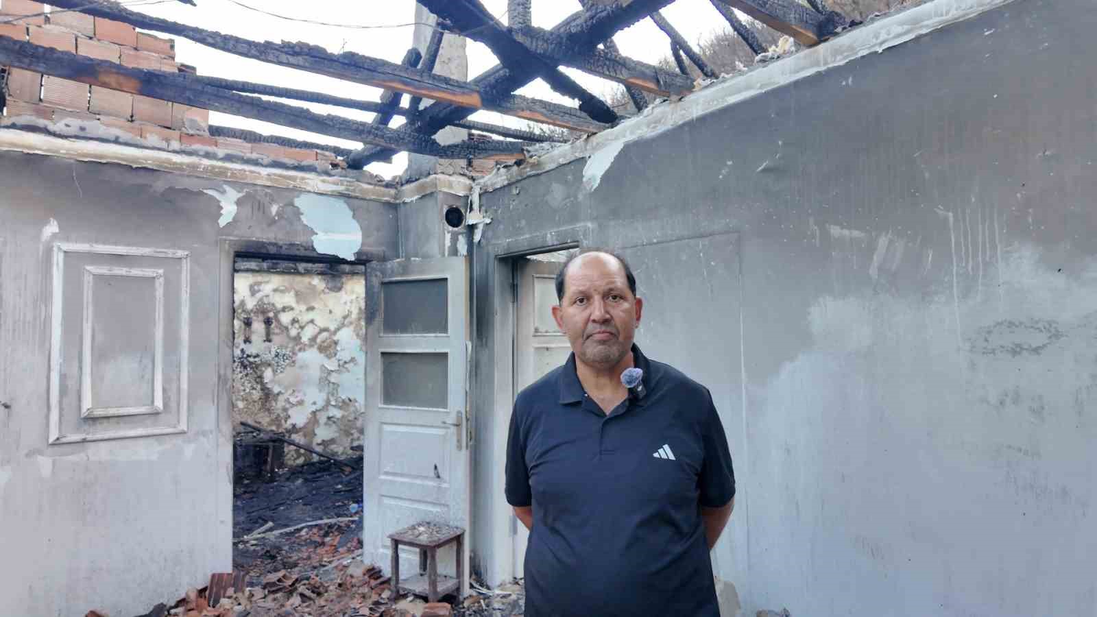 Yangın mağduru vatandaşa yardım eli: "Aklıma gelen başıma geldi"