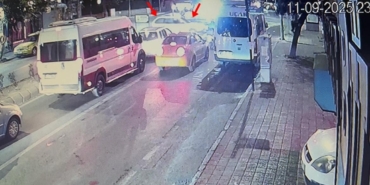 Tekirdağ’da yaya geçidinden yolun karşısına geçen otomobile ceza gecikmedi