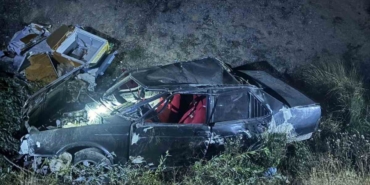 Bilecik’te kontrolden çıkan otomobil şarampole uçtu