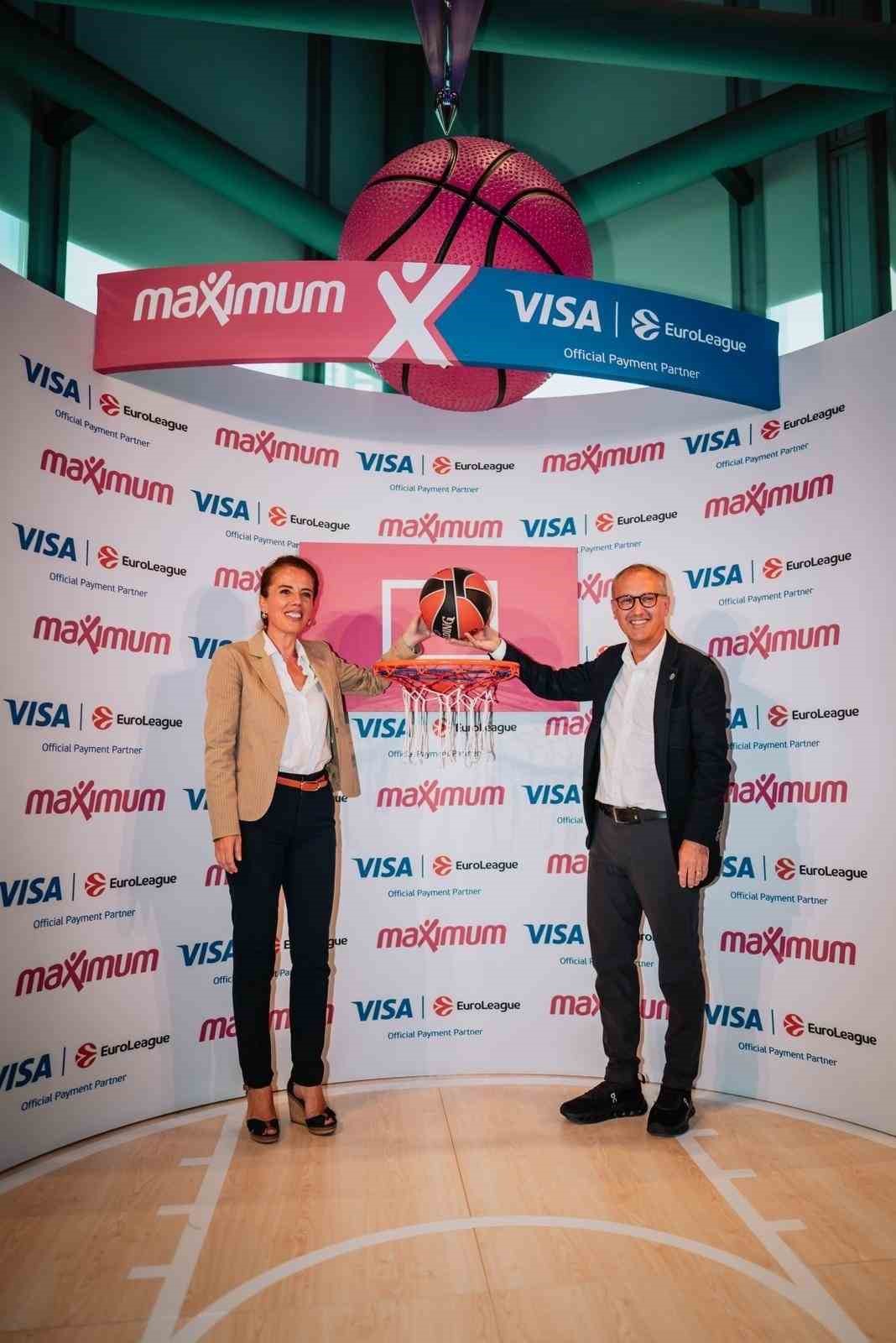 Maximum Kart, EuroLeague "Resmi Ödeme Partneri" Visa ile iş ortaklığına imza attı