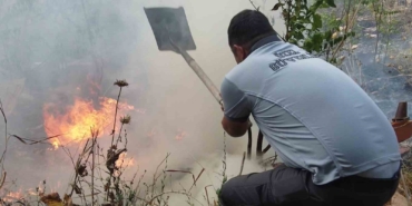 Yangını söndürmek içi devlet-millet seferber oldu