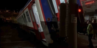Bandırma’da tren kazası ucuz atlatıldı