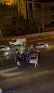 Başakşehir’de yol verme kavgası: Biri kaçtı, diğeri kovaladı