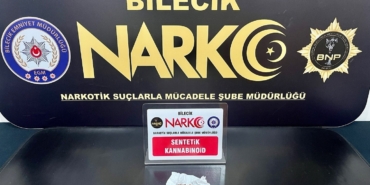 Bilecik’te uyuşturucu operasyonu: 1 kişi gözaltında