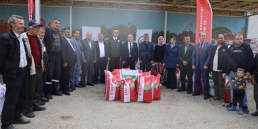 Bilecik’te çiftçilere 64 ton yem bitkisi tohumu dağıtıldı