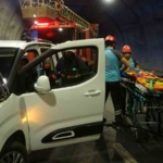 Troya Tüneli’nde trafik kazası tatbikatı